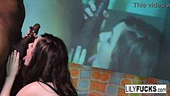 Lily Fucked By Mr. Marcus While Watching On The Wall