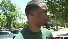 Her name is rio and she dances on big black cock