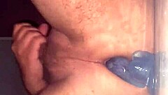 Gay Cumming Hard With Anal Dildo