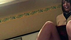 Japanese Teen With Big Tits Gives Blowjob