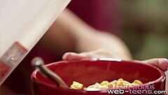 Little Latin Teen 18+ Licked in Shower!