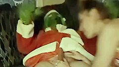 In this POV scene, Danielle Roy, the sexy MILF wife, dominates the Grinch with intense blowjobs and hardcore fucking