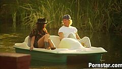 Gorgeous babe dru berrymore enjoys outdoor activities