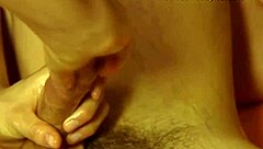 I give him an oiled lingam massage for relaxation.