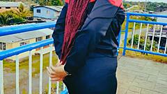 petite latina milf begs for stepson's cock in morning