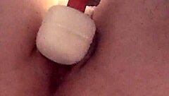 Blindfolded wife submits to mature masked play