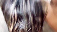 Spying On Cousin In Shower Leads To Moaning Sucking And Orgasms In Homemade Scene