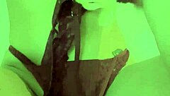 Young European blonde babe masturbates in sexy lingerie