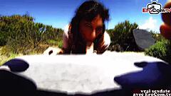 法国18+少女在森林户外尝试色情性爱