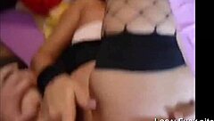 Real amateur homemade scene with intense actions