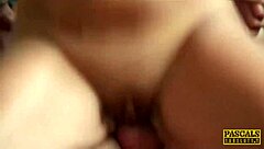 Pascalssubsluts features busty brooklyn blue getting deepthroat humiliation and domination, ending with cum in her mouth during bdsm session.