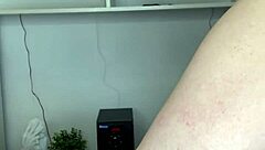 Nurse in Uniform Waxes Hard Cock