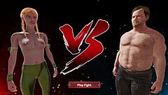 ethan vs judith in naked 3d fighter with anal and blowjob