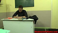 Milf gets pussy tormented and anally banged