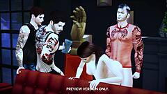 This 3D Hentai Has Wild Group Banging