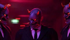 Kiriko endures intense face fucking and assfucking