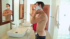 Sean Cody sucking cock bareback in pool