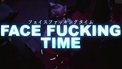 Kiriko endures intense face fucking and assfucking