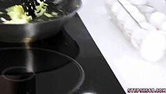 Amateur teen dances on webcam, showing big tits and cute pussy for first time