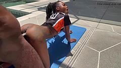 Ebony Thot Feels Intense Fucking Pleasure