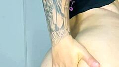 hot colombian feels intense pleasure in first anal experience