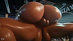 扶她女王吹梅在3D动漫中