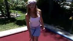 hey, teen little 18+ april is teasing her pussy outdoors with fingering and solo fun