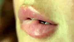 curvy redhead throats her lover's bbc in hardcore blowjob