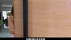 Wow! Freeusing Asian Stepmom and Stepdaughter While Helping with Paperwork Is Insane - CNCMilf