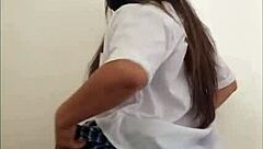 Student Seduces Professor With Homemade Tits Pussy Porn!