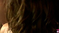 gorgeous brunette gets fucked missionary in tight pussy