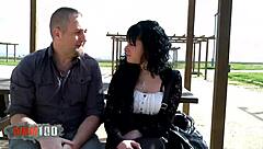 Imagine fucking that hot spanish brunette slut outdoors