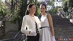 European Mature Milf Masturbates Small Tits In Stockings Heels Fingering Ass