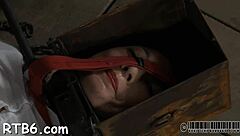 Bitch gets dominated in rough BDSM session