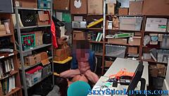 stealing teen caught and gets cum everywhere! 😲