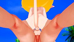 Petite 18+ Gadget Hackwrench from Rescue Rangers rides hard, getting her pussy creampied in intense hentai action