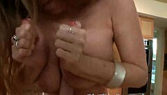 redhead milf titty fucks huge cock with big tits