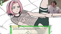 Sakura gets uncensored in hentai!