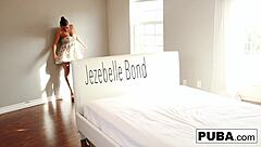 Hot Brunette Jezebelle Bond Intensely Teases and Fingers Her Wet Pussy