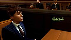 sims 4 12 horny jurors parody threesome