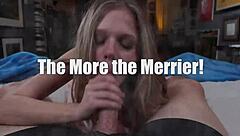 I watch Coco Lovelock handle two cocks