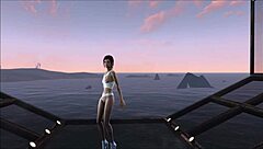 fallout 4 fashion number 204 with cute brunette in hentai cartoon anime game