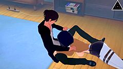 Mikasa and Eren Engage in Uncensored Sex with Creampie and Blowjob in Koikatsu Anime