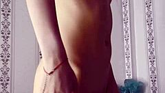 Ki-Sim Rides Huge Cock in Wild Cowgirl Style. Russian Teen Handles Monster Dildo!