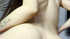 Ki-Sim Rides Huge Cock in Wild Cowgirl Style. Russian Teen Handles Monster Dildo!