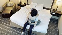 kissing tattooed beauty in scene