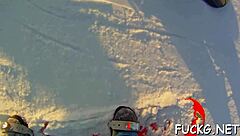 That lad in spy glasses picks up a teen for some rough oral action