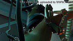 Lara's Experiment Porn 2 with Bound Machine Play