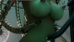 Lara's Experiment Porn 2 with Bound Machine Play