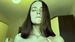Petite 18+ Beauty's Pussy Flows During Sex and Cum in Mouth